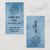 グレンジダイヤモンド名刺ライトブルー 名刺 (正面/裏面)