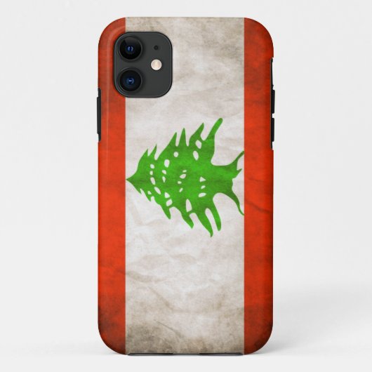 グレンジレバノン国旗 Case-Mate iPhoneケース (裏面)