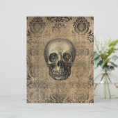 グレンジーダマスク&スカルハロウィーンスクラップブック紙 (スタンド正面)