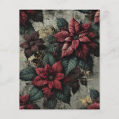 グレンジーポインセチアフローラ壁紙スクラップブック紙 (裏面)