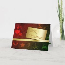 グレンジーヴィンテージ金ゴールドクリスマス シーズンカード