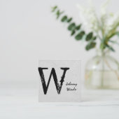 グレンジー大型モノグラム スクエア名刺 (スタンド正面)