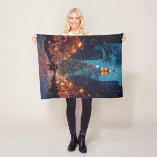 グレンチの毛布 フリースブランケット