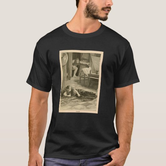 グレンデルがブウルフに接近（1901年） Tシャツ (正面)