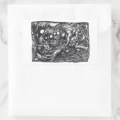 グレンデルマザードリーム 長方形シール (バッグ)