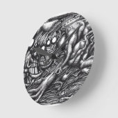 グレンデル・マザードリーム_ ラウンド壁時計 (傾斜)