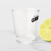 グレンパグおもしろいルピーグランパカスタム父の日 ショットグラス (左)