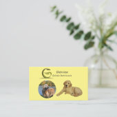 グレンビューゴールデンレトリバー 名刺 (スタンド正面)