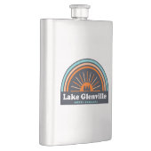 グレンビルノースカロライナ湖レインボー フラスク (右)