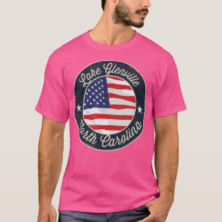 グレンビル湖 – パトリオティックノースカロライナ記念品 Tシャツ