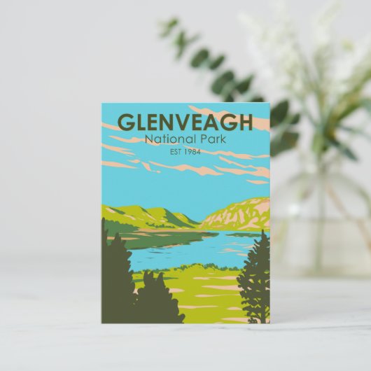 グレンヴェーグ国立公園アイルランドロウヴェーグ旅行 ポストカード (スタンド正面)
