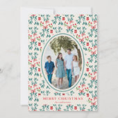 グレン伝統的とレッドグランドミレニアルパターン 招待状 (正面)