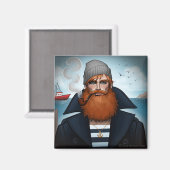 グレン・ハンソンの「セーラー」マグネット マグネット (正面/裏面)