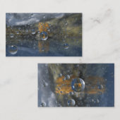 グレン・ブックマークの雨 名刺 (正面/裏面)