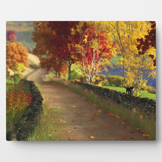 グレン・プラークの秋 フォトプラーク (正面)