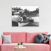 グレン・マーティンと中国・クリッパー キャンバスプリント (インサイチュ (リビング))