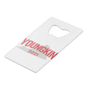 グレン・ヨンキン氏、バージニア州知事 クレジットカード栓抜き (裏面アングル)