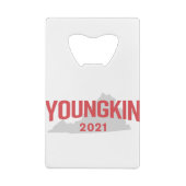 グレン・ヨンキン氏、バージニア州知事 クレジットカード栓抜き (裏面)