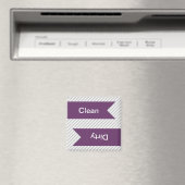 グレーおよび白パターストライプのン食洗機磁石 マグネット (インサイチュ (食洗機))