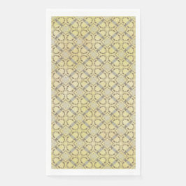 グレーおよび黄色のスクロールひし形パターン