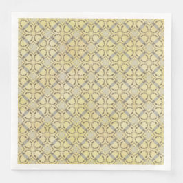 グレーおよび黄色のスクロールひし形パターン