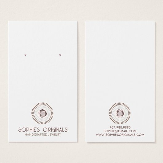 グレーかわいらしラベンダーサ絵を描イクサークルイヤリング (正面&裏面)