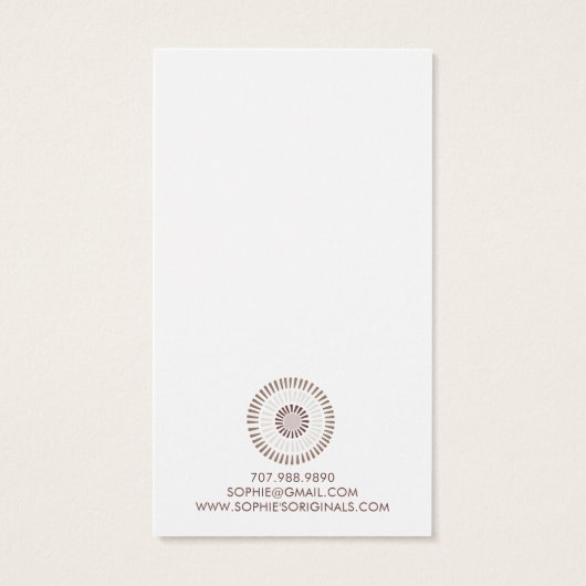 グレーかわいらしラベンダーサ絵を描イクサークルイヤリング (裏面)