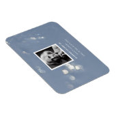 グレーきらめく葬儀記念死別 マグネット (右側)