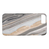 グレーとイエローのデザイン Case-Mate iPhoneケース (裏面(横))