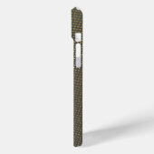 グレーとグリーンの金ゴールドドット Case-Mate iPhoneケース (裏面 / 左)