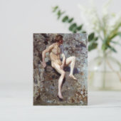 グレーとグリーン ポストカード (スタンド正面)