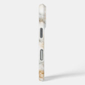 グレーとゴールドの大理石のカスタマイズ Case-Mate iPhoneケース (裏面 / 右)