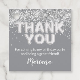 グレーとシルバーの党の好意 フェイバータグ