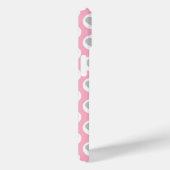 グレーとピンクのハートのスマホケース バレンタイン Case-Mate iPhoneケース (裏面 / 右)