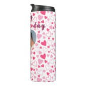 グレーとピンクの美学バレンタインデーの写真 タンブラー (回転右)