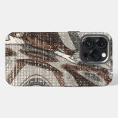 グレーとブラウンの抽象芸術 Case-Mate iPhoneケース iPhone 13 Proケース (裏面横)