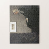 グレーとブラックのアレンジメント – ウィスラーの母親 ジグソーパズル (縦)