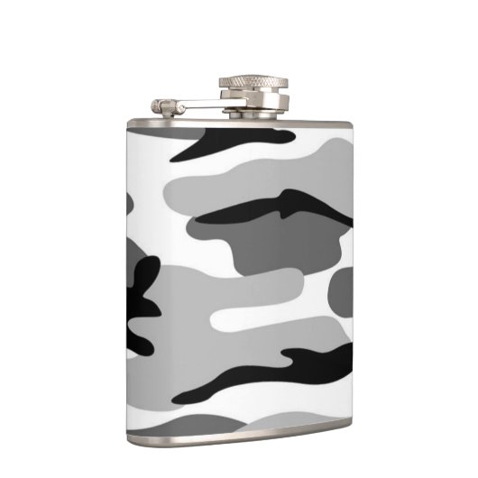 グレーとブラックカモフラージフラスコ フラスク (右)