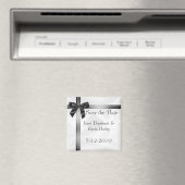 グレーとブラック日付マグネットを保存 マグネット (インサイチュ (食洗機))