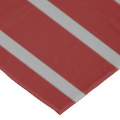 グレーとブルゴーニュのパターン テーブルクロス (アングル)