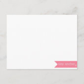 グレーとブルーのシェブロン予測とアドバイスカード アドバイスカード (裏面)