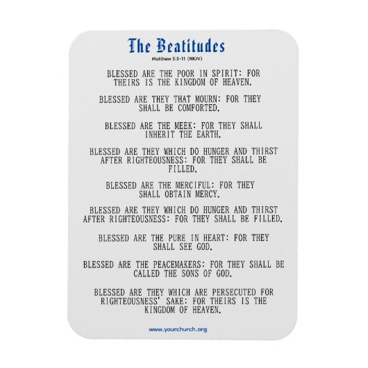 グレーとブルーのビーチデズインスピレーション マグネット (縦)