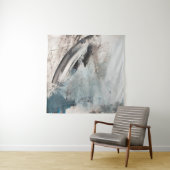 グレーとブルーの抽象芸術ア絵画ート。抽象芸術,アート,g タペストリー (インサイチュ)