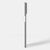 グレーとホワイトのキャンディストライプ Case-Mate iPhoneケース (裏面 / 右)