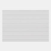 グレーとホワイトストライプ水玉模様 ラッピングペーパーシート (正面2)