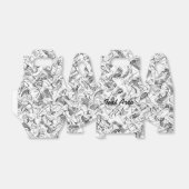 グレーとホワイト抽象芸術煙パーティーの好意ボックス フェイバーボックス (折り畳みなし)