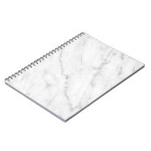 グレーとホワイト絵画アクリルの抽象芸術アート ノートブック (左側)