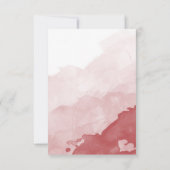 グレーとマルーンの結婚式招待状詳細カード 招待状 (裏面)