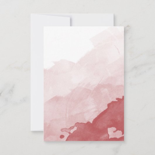 グレーとマルーンの結婚式招待状詳細カード 招待状 (裏面)