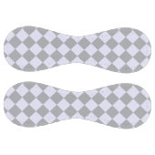 グレーとラベンダーのダイヤモンドパターン ソフトボール (パネル)